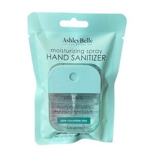 Ashley Belle Moisturizing Hand Sanitizer Spray Aloe Cucumber Mist 1 FL OZ